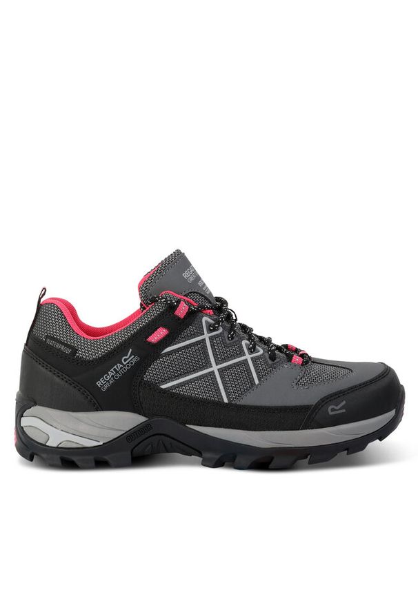 Trekkingi Regatta. Kolor: szary. Sport: turystyka piesza