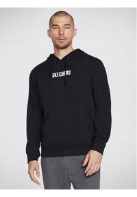 skechers - Skechers Bluza Sweats Incognito Hoodie HD6 Czarny Regular Fit. Kolor: czarny. Materiał: bawełna #1