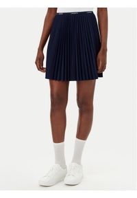 Lacoste Spódnica plisowana JF1403 Granatowy Regular Fit. Kolor: niebieski. Materiał: syntetyk #1