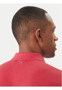 Napapijri Polo Elbass SS 4 NP0A4GDL Czerwony Regular Fit. Typ kołnierza: polo. Kolor: czerwony. Materiał: bawełna #3