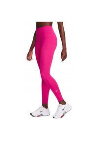 Legginsy Damskie Nike One Dri-fit Mid Rise Tight. Kolor: różowy. Technologia: Dri-Fit (Nike). Sport: fitness