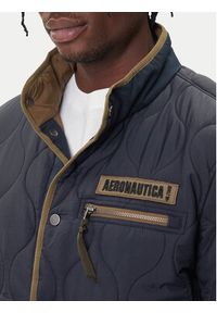 Aeronautica Militare Kurtka przejściowa 252AB3009UCT04211 Granatowy Regular Fit. Kolor: niebieski. Materiał: syntetyk #4