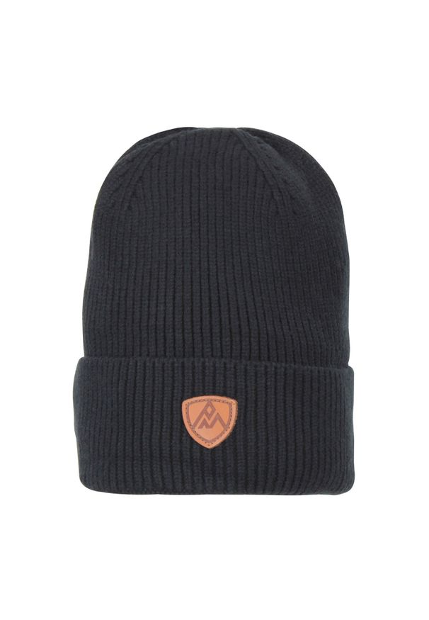 PEAK MOUNTAIN - Czapka Peak Mountain Maitre. Kolor: czarny. Sezon: zima. Styl: sportowy