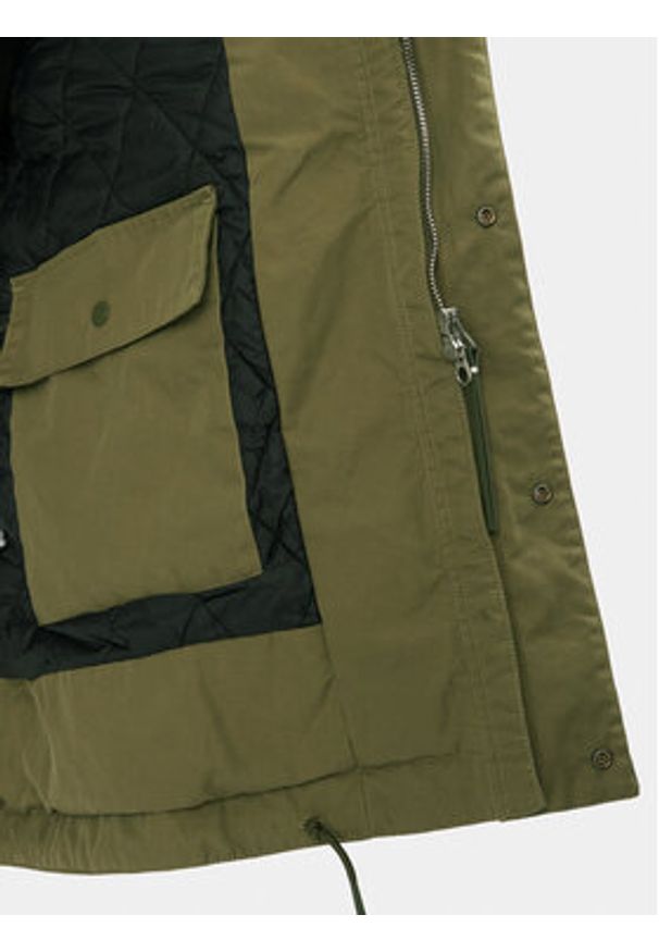 Replay Parka M8362.000.84724 Zielony Regular Fit. Kolor: zielony. Materiał: bawełna, syntetyk