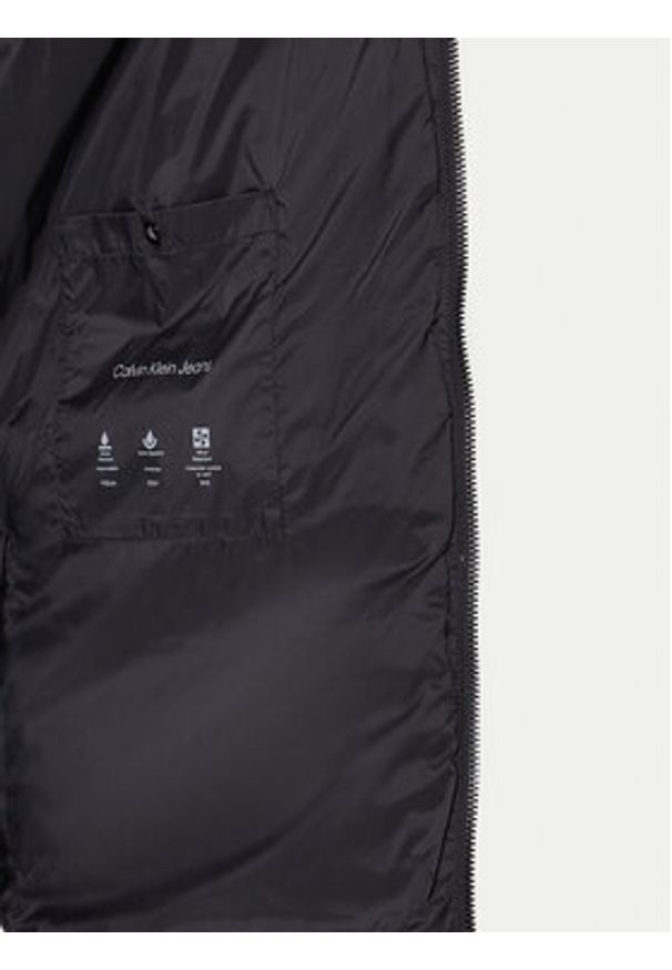 Calvin Klein Jeans Kurtka zimowa LV04RD518G Czarny Regular Fit. Kolor: czarny. Materiał: syntetyk. Sezon: zima