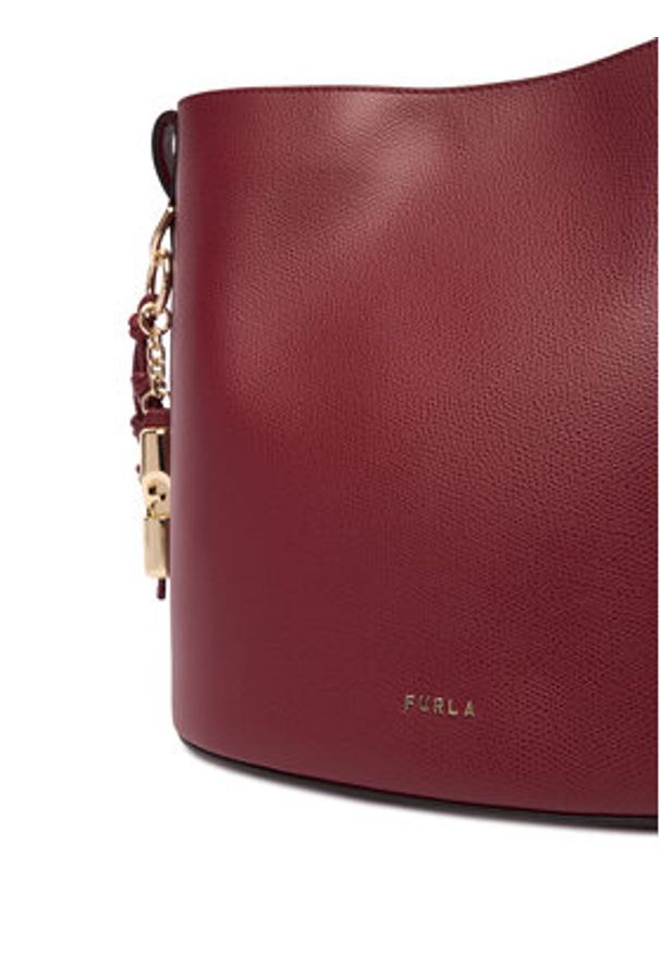 Furla Torebka Roxie S WB01875 ARE000 CN CGQ00 Bordowy. Kolor: czerwony. Materiał: skórzane