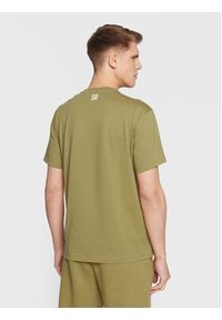 Champion T-Shirt 217921 Zielony Custom Fit. Kolor: zielony. Materiał: bawełna