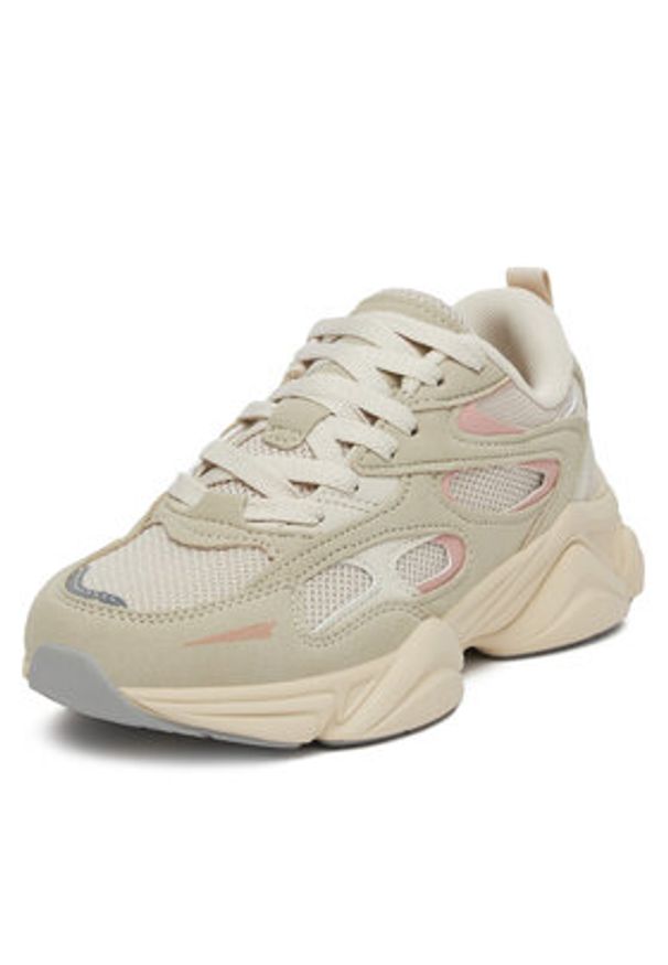 Sprandi Sneakersy A22R1116H-1 Beżowy. Kolor: beżowy. Materiał: materiał