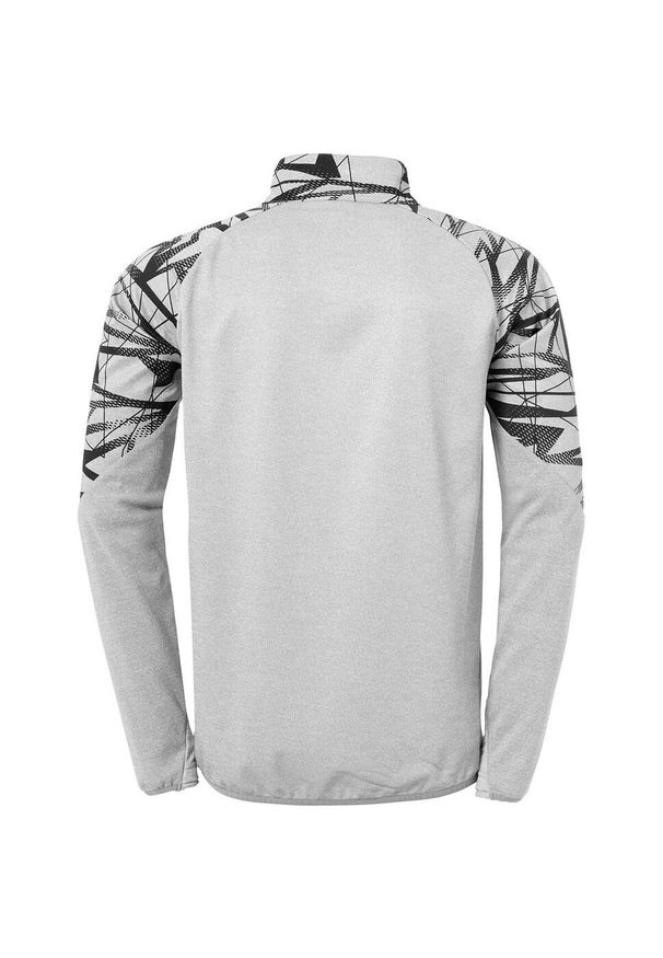 UHLSPORT - Dziecięcy dżersej z długim rękawem z zamkiem 1/4 Uhlsport Goal 25. Kolor: wielokolorowy, czarny, szary. Materiał: jersey. Długość rękawa: długi rękaw. Długość: długie
