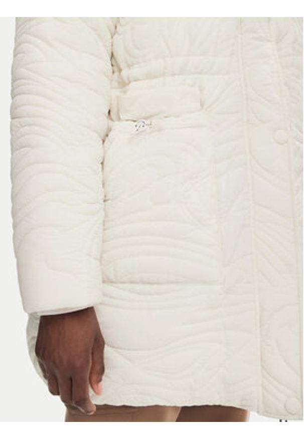 Desigual Kurtka zimowa Aarhus 24WWEWAC Écru Regular Fit. Materiał: syntetyk. Sezon: zima