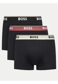 BOSS - Boss Komplet 3 par bokserek 50517827 Czarny. Kolor: czarny. Materiał: bawełna