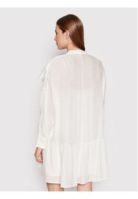 IRO Sukienka codzienna Dovy AQ137 Biały Regular Fit. Okazja: na co dzień. Kolor: biały. Materiał: wiskoza. Typ sukienki: proste. Styl: casual