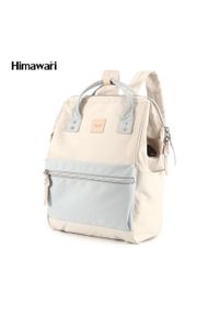 Plecak Himawari 1881 kremowy. Kolor: kremowy. Materiał: tkanina, poliester. Styl: casual