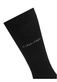 Calvin Klein Skarpety długie 701235979 Czarny. Kolor: czarny. Materiał: materiał, bawełna #7