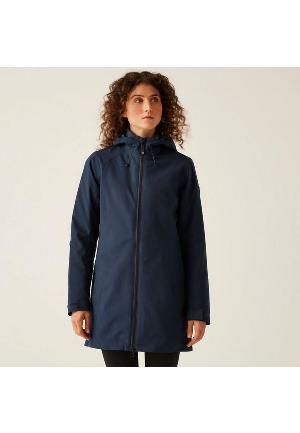 Kurtka turystyczna damska Regatta DenburyV 3w1 z membraną 15K. Kolor: niebieski. Materiał: poliester. Sport: turystyka piesza