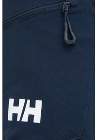 Helly Hansen szorty outdoorowe Crewline Cargo męskie kolor granatowy. Kolor: niebieski. Materiał: materiał