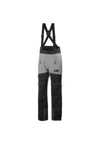 Spodnie narciarskie typu ogrodniczki Helly Hansen Odin BC Softshell. Kolor: niebieski, szary, wielokolorowy. Materiał: softshell. Sezon: zima. Sport: narciarstwo