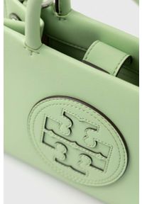 Tory Burch torebka Ella Bio Mini Tote- Mantis kolor zielony. Kolor: zielony. Materiał: skórzane #4