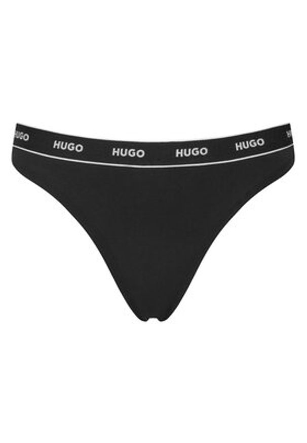 Hugo - HUGO Komplet stringów 50545703 Kolorowy. Materiał: bawełna. Wzór: kolorowy