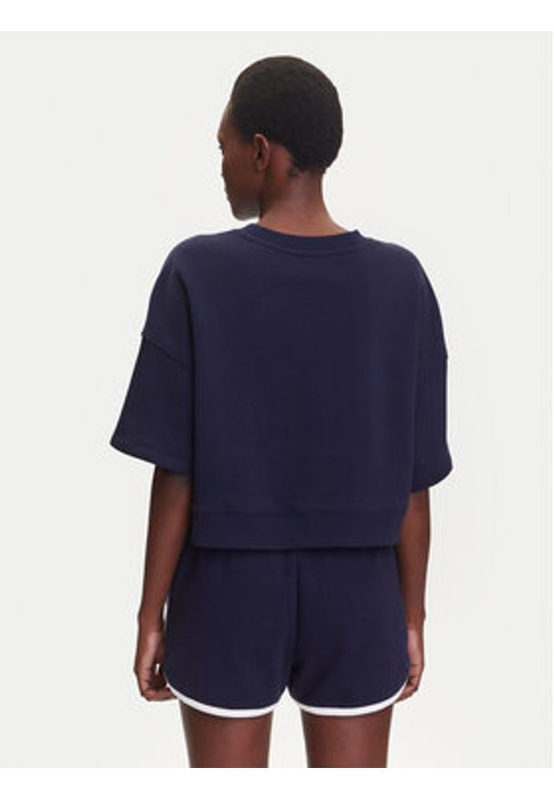 GAP - Gap Bluza 778442-00 Granatowy Oversize. Kolor: niebieski. Materiał: bawełna