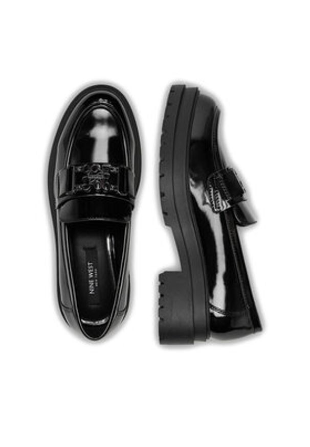 Nine West Loafersy CEO-KARIMA-01 Czarny. Kolor: czarny. Materiał: materiał, syntetyk