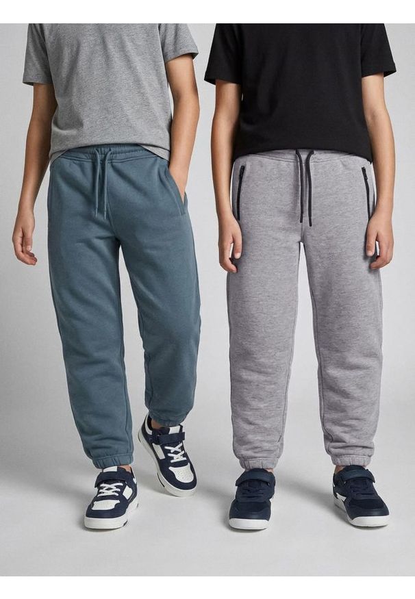 Sinsay - Spodnie dresowe jogger 2 pack - wielobarwny. Materiał: dresówka