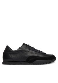 BOSS Sneakersy Careton 50552888 Czarny. Kolor: czarny. Materiał: skóra