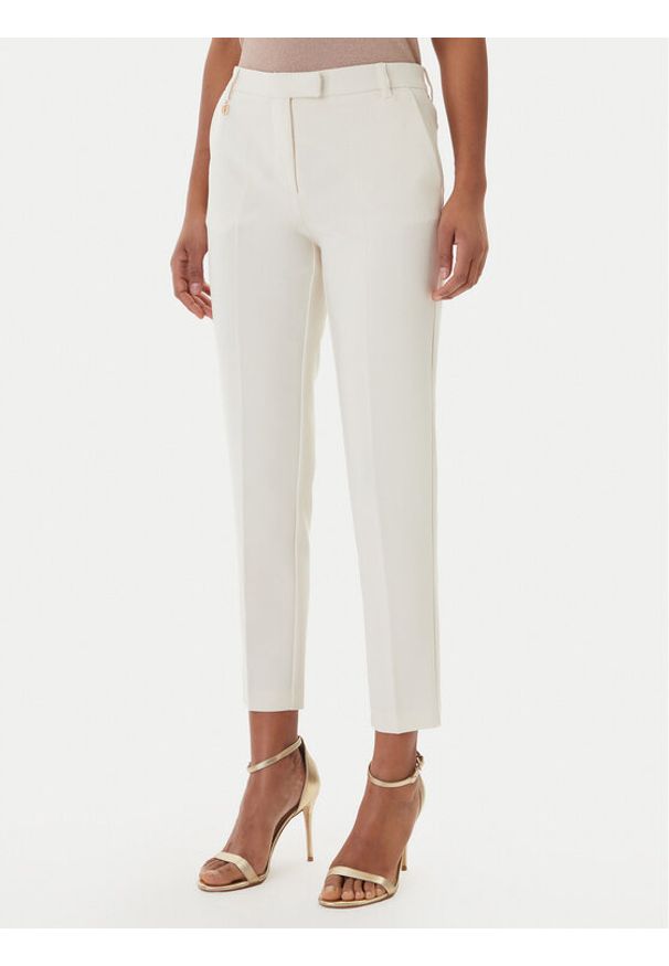 Fracomina Spodnie materiałowe FR26SV4002W42901 Brązowy Slim Fit. Kolor: brązowy. Materiał: syntetyk