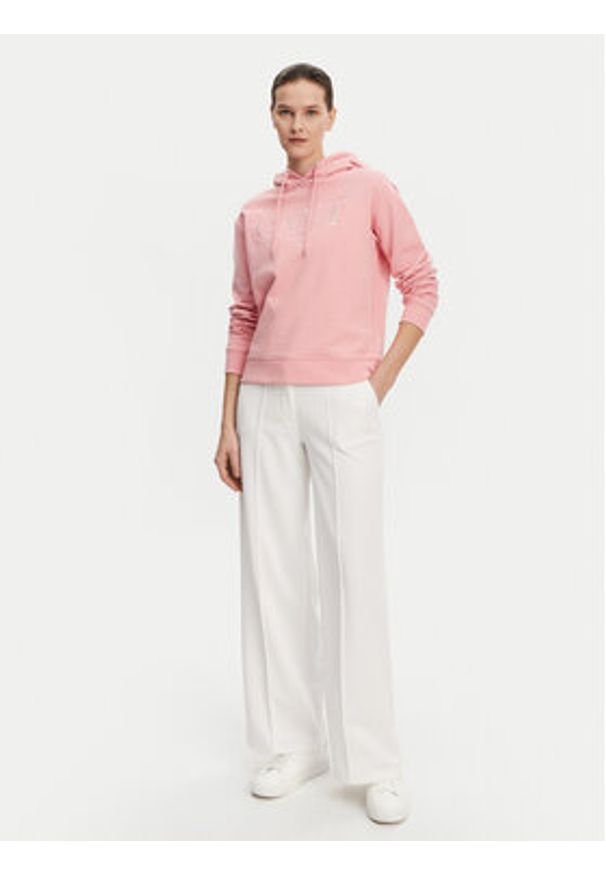 GANT - Gant Bluza 4200503 Różowy Regular Fit. Kolor: różowy. Materiał: bawełna
