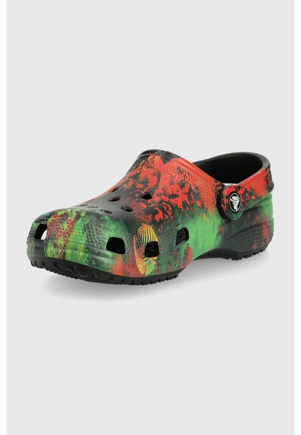 Crocs klapki. Nosek buta: okrągły. Materiał: materiał