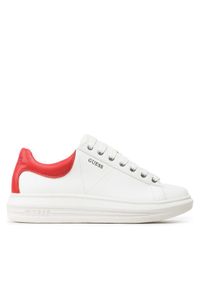 Guess Sneakersy Vibo FM5VIB ELE12 Biały. Kolor: biały. Materiał: skóra