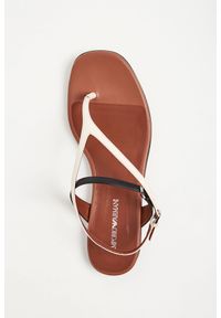 Emporio Armani - Sandały skórzane EMPORIO ARMANI. Zapięcie: sprzączka. Materiał: skóra. Sezon: lato