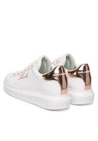 Karl Lagerfeld - KARL LAGERFELD Sneakersy Kapri KL62518 Biały. Kolor: biały. Materiał: skóra #6