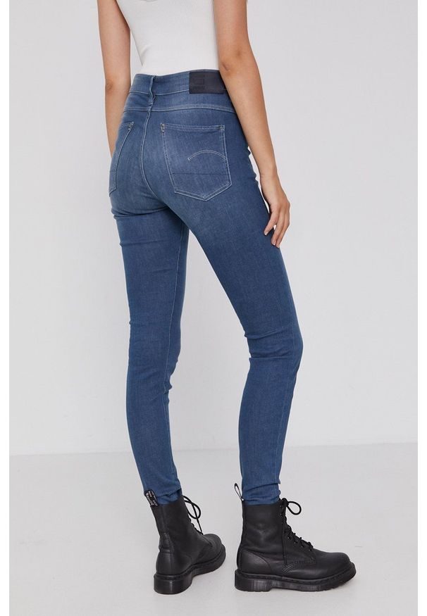 G-Star RAW - G-Star Raw - Jeansy Lhana. Kolor: niebieski