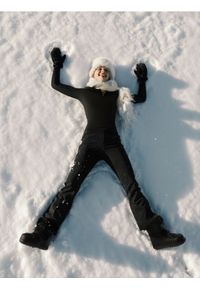 Sinsay - Legginsy z futerkowym ociepleniem w środku - czarny. Kolor: czarny #1