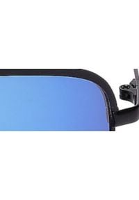 TOP SECRET - Okulary przeciwsłoneczne w owalnej oprawce. Kształt: owalne. Kolor: czarny #4