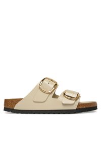 Birkenstock Klapki Arizona Big Buckle Hex 1031873 Beżowy. Kolor: beżowy. Materiał: skóra #1