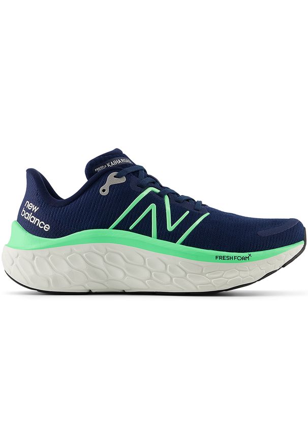 Buty męskie New Balance Fresh Foam Kaiha Road MKAIRCG1 – granatowe. Okazja: na co dzień. Kolor: niebieski. Materiał: guma. Szerokość cholewki: normalna. Sport: fitness