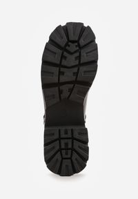 Born2be - Czarne Lakierowane Półbuty Mary Jane na Obcasie i Platformie Daloma. Zapięcie: pasek. Kolor: czarny. Materiał: lakier. Sezon: wiosna, jesień, lato. Obcas: na obcasie. Wysokość obcasa: średni #4