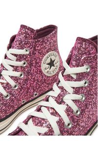 Converse Trampki Chuck Taylor All Star Glitter Hi A11137C Różowy. Kolor: różowy. Materiał: materiał #3