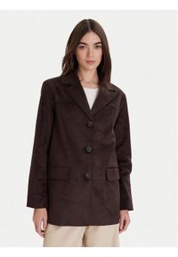 only - ONLY Płaszcz przejściowy Tulip 15356927 Brązowy Standard Fit. Kolor: brązowy. Materiał: skóra #1