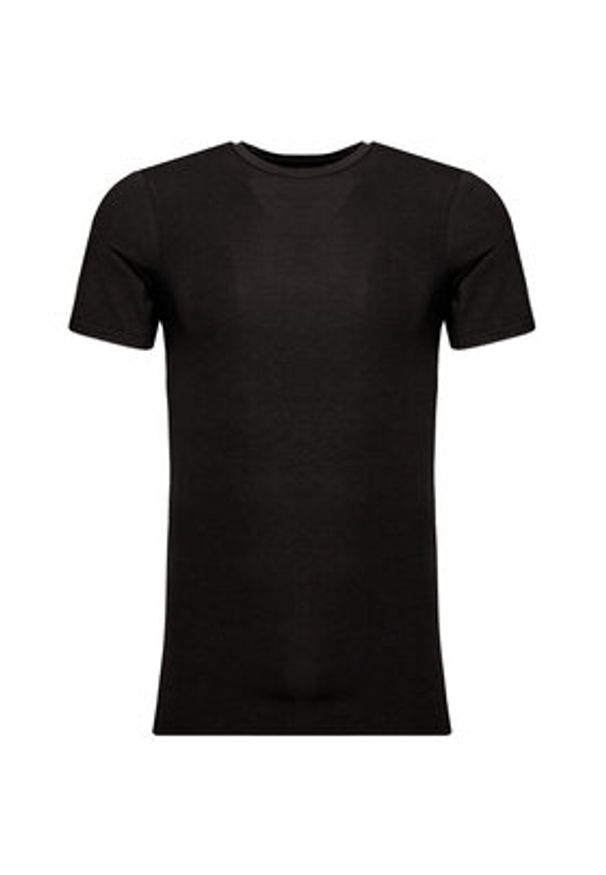 Resteröds Komplet 2 t-shirtów 27040 2 Czarny Slim Fit. Kolor: czarny. Materiał: bawełna