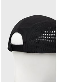 adidas Performance czapka z daszkiem kolor czarny gładka. Kolor: czarny. Materiał: tkanina, skóra, materiał. Wzór: gładki #2