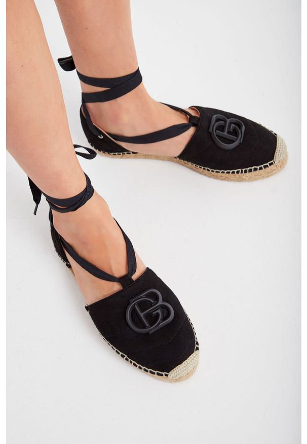 Baldinini - ESPADRYLE BALDININI. Zapięcie: bez zapięcia. Obcas: na platformie. Styl: wakacyjny