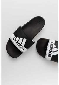 Adidas - adidas klapki Adilette GV9712 męskie kolor czarny. Kolor: czarny. Materiał: materiał. Obcas: na obcasie. Wysokość obcasa: niski #3