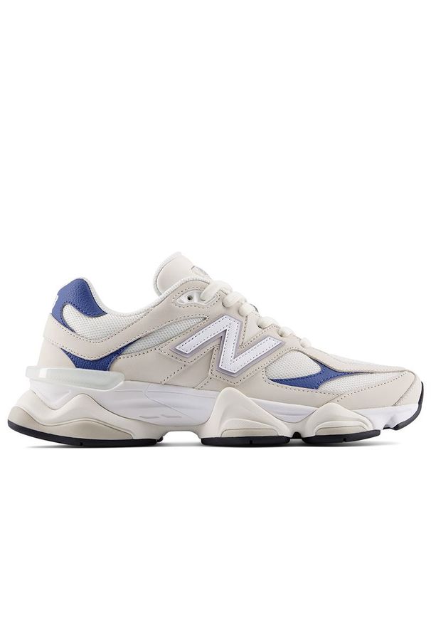 Buty unisex New Balance U90601KA - beżowe. Okazja: na co dzień. Kolor: beżowy. Materiał: nubuk, skóra, guma. Szerokość cholewki: normalna. Sport: turystyka piesza