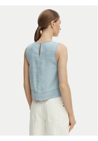 only - ONLY Top Dorsi 15363996 Niebieski Loose Fit. Kolor: niebieski. Materiał: lyocell #2