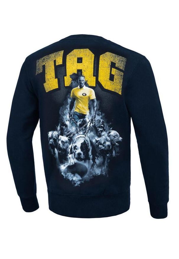 PITBULL - Bluza męska Pitbull TAG Arka Gdynia. Kolor: niebieski