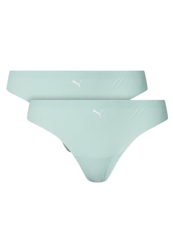Puma Komplet 2 par stringów 935021 Zielony. Kolor: zielony. Materiał: syntetyk