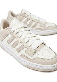 Adidas - adidas Sneakersy Rapid Court Low JP5252 Beżowy. Kolor: beżowy. Materiał: skóra #5